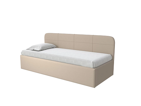 Кровать 140х190 Life Junior софа (без основания) - Небольшая кровать в мягкой обивке в лаконичном дизайне.