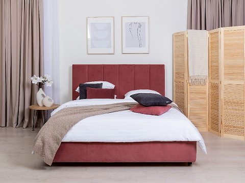Кровать 80х190 Oktava - Кровать в лаконичном дизайне в обивке из мебельной ткани или экокожи.