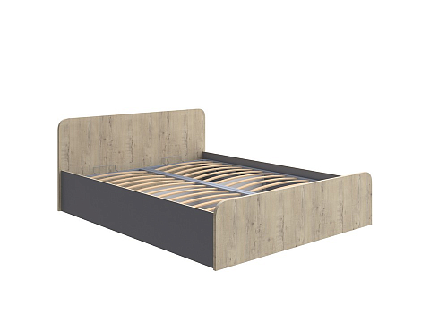 Кровать 140х200 Way Plus с подъемным механизмом - Кровать в эко-стиле с глубоким бельевым ящиком
