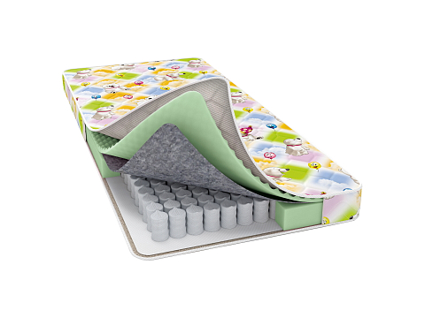 Матрас ППУ Baby Care - Детский матрас на независимом пружинном блоке с безопасным наполнителем