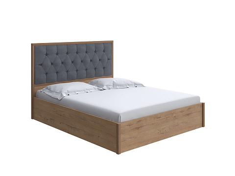Большая двуспальная кровать Vester Lite с подъемным механизмом - Современная кровать с подъемным механизмом