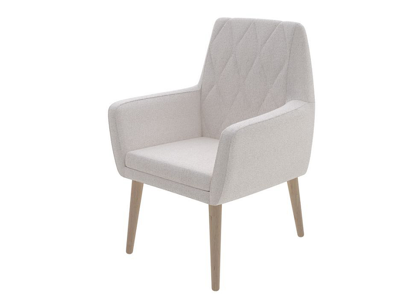 Кресло Lagom Hill 70x70 Ткань/Масло-воск (дуб) Лама Авокадо/Масло-воск Natura (Дуб) - Мягкое, стильное кресло из капсульной коллекции Lagom